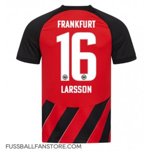 Eintracht Frankfurt Hugo Larsson #16 Replik Heimtrikot 2023-24 Kurzarm